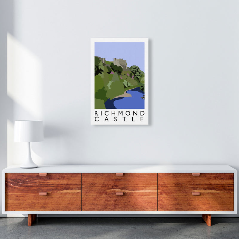 Richmond Castle Art Print by Richard O'Neill A2 Canvas