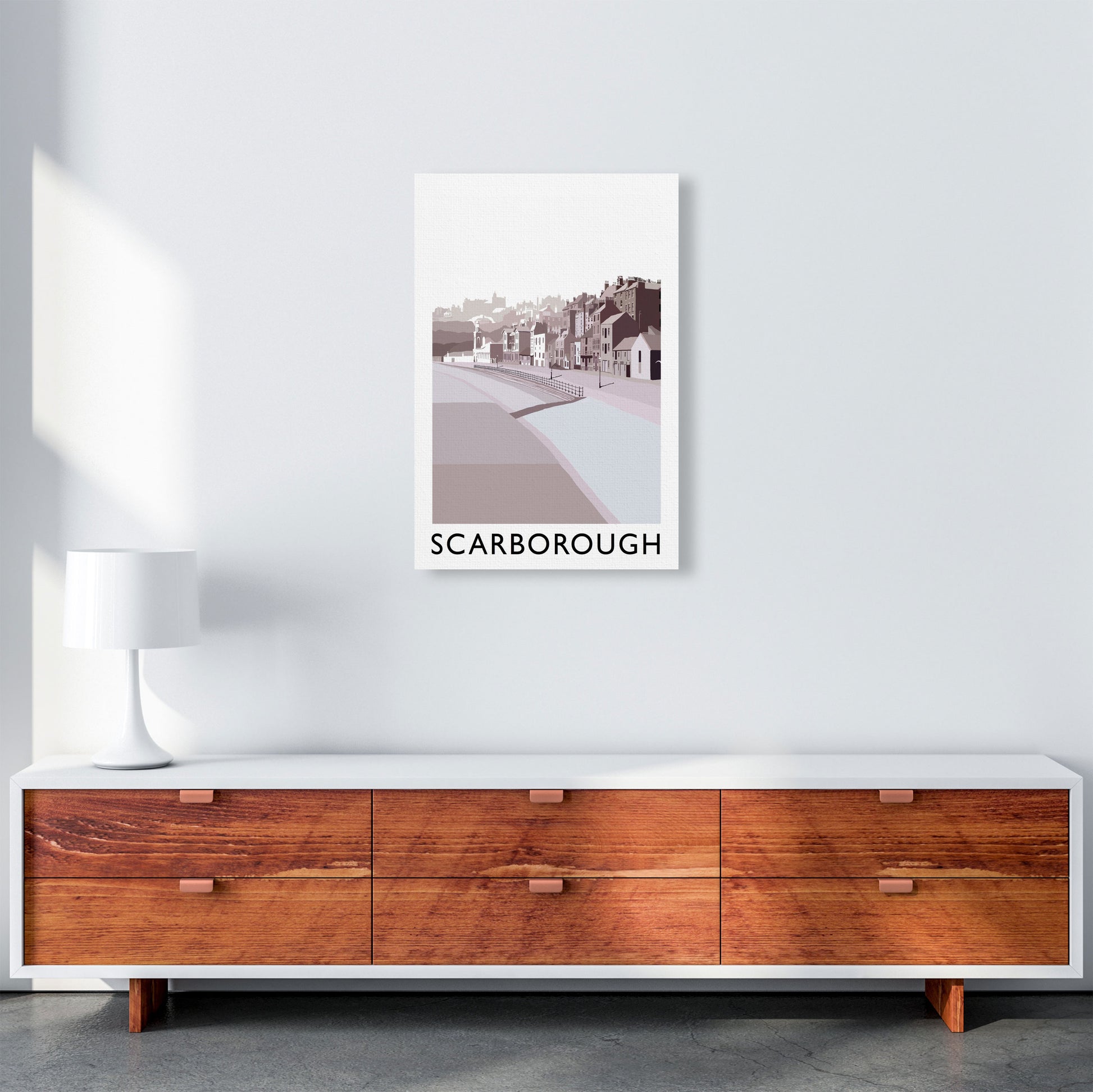 Scarborough Art Print by Richard O'Neill A2 Canvas