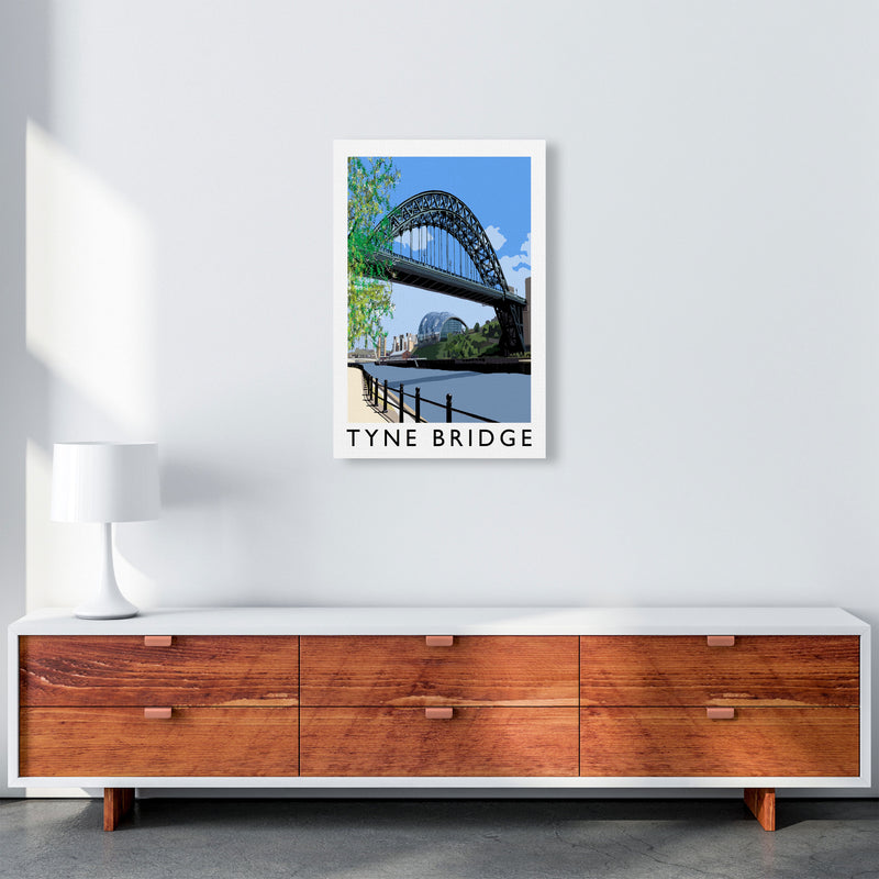 Tyne Bridge Art Print by Richard O'Neill A2 Canvas