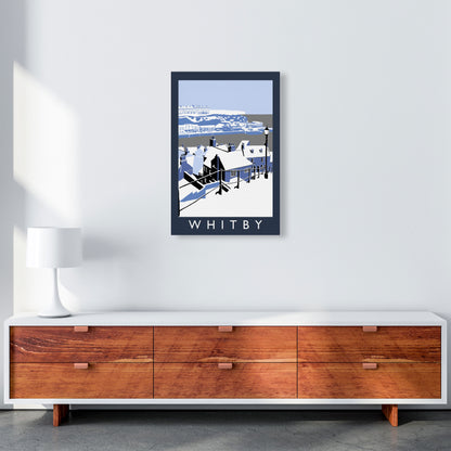 Whitby Framed Digital Art Print by Richard O'Neill A2 Canvas