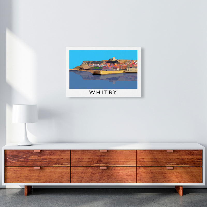 Whitby Framed Digital Art Print by Richard O'Neill A2 Canvas