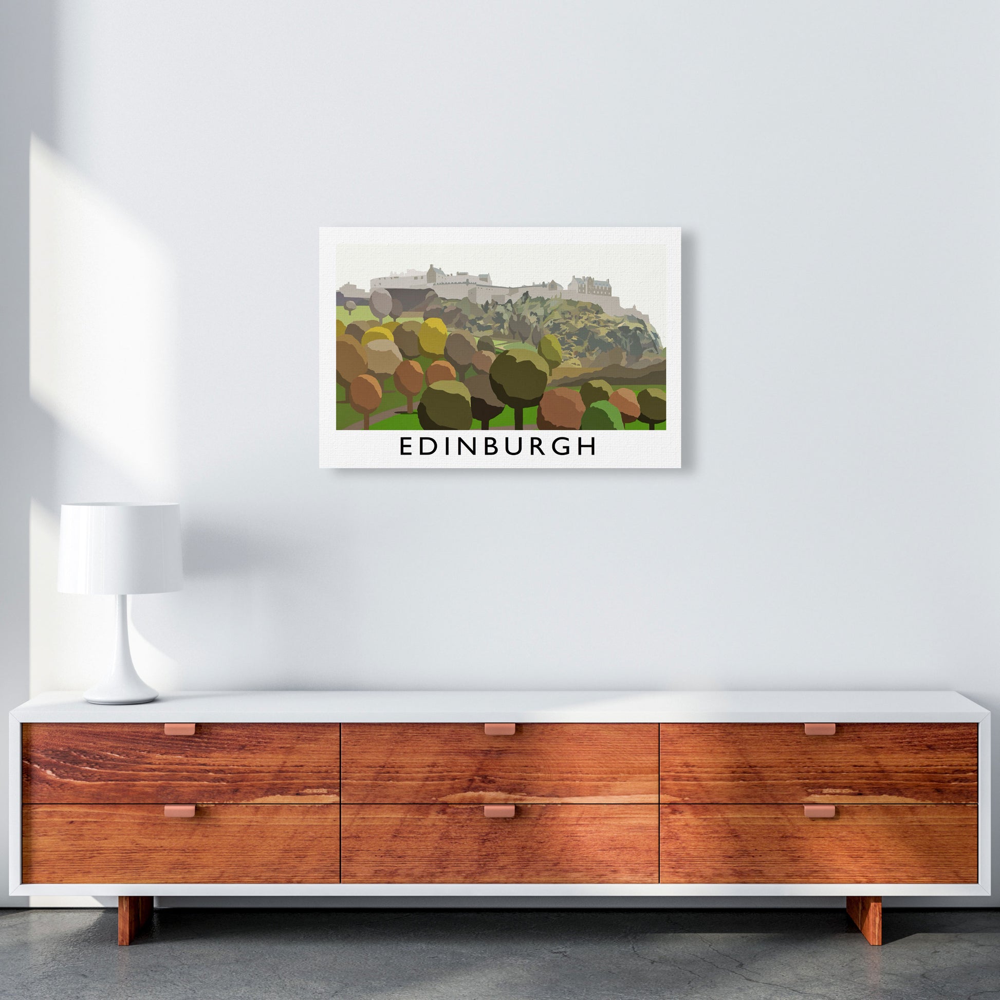 Edinburgh by Richard O'Neill A2 Canvas