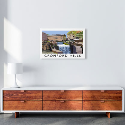Cromford Mills by Richard O'Neill A2 Canvas