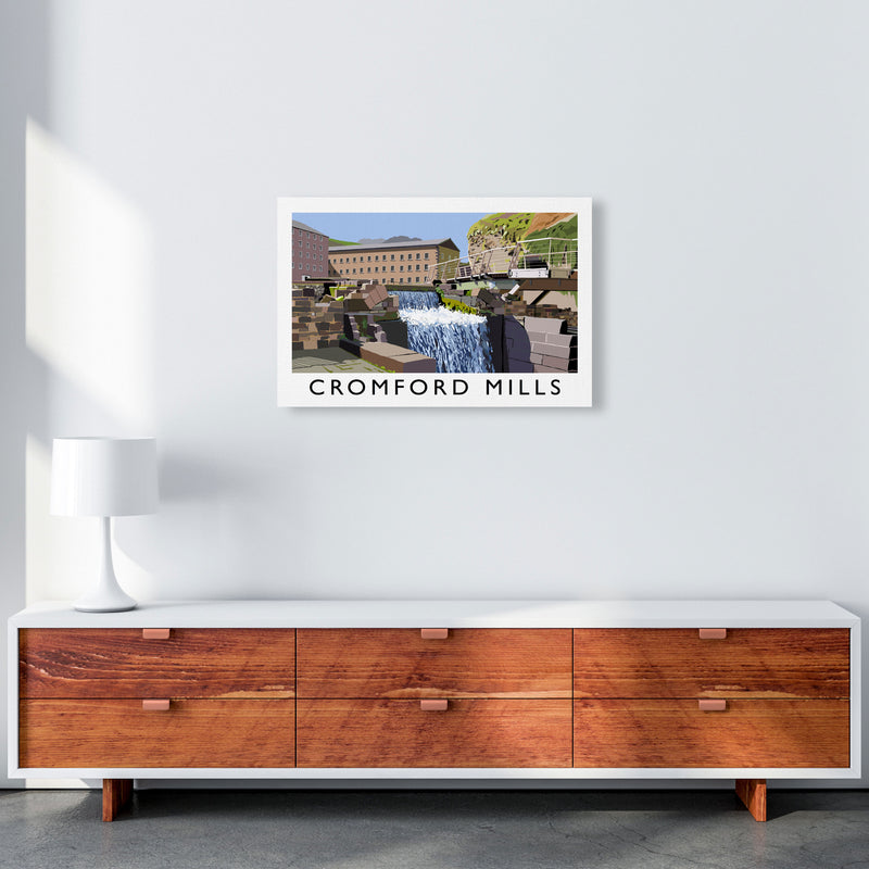 Cromford Mills by Richard O'Neill A2 Canvas