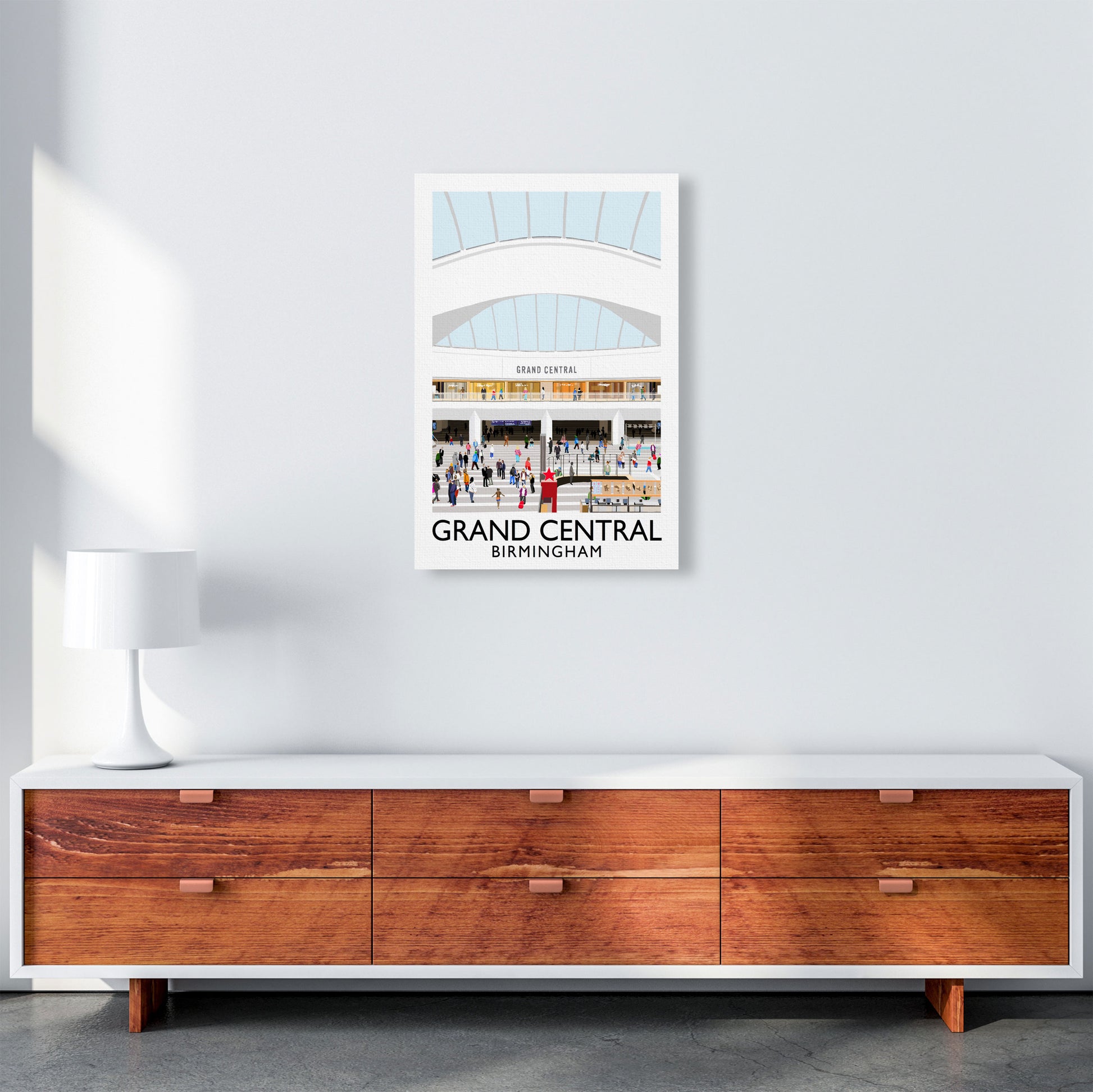 Grand Central Birmingham by Richard O'Neill A2 Canvas