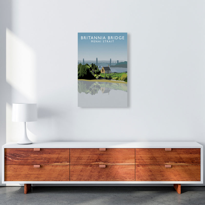 Britannia Bridge by Richard O'Neill A2 Canvas