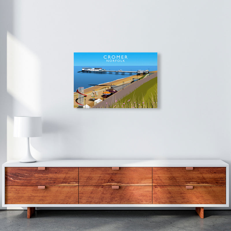 Cromer Norfolk Framed Digital Art Print by Richard O'Neill A2 Canvas
