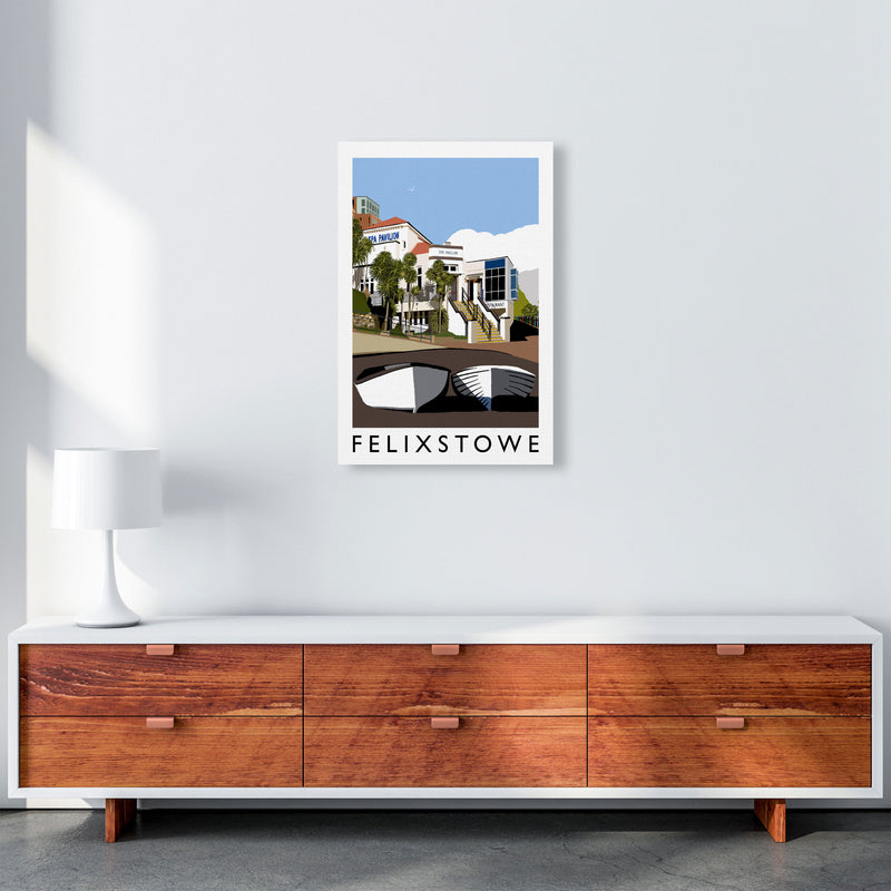 Felixstowe Art Print by Richard O'Neill A2 Canvas