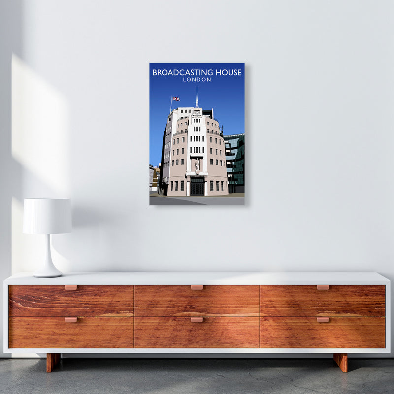 Broadcasting House by Richard O'Neill A2 Canvas