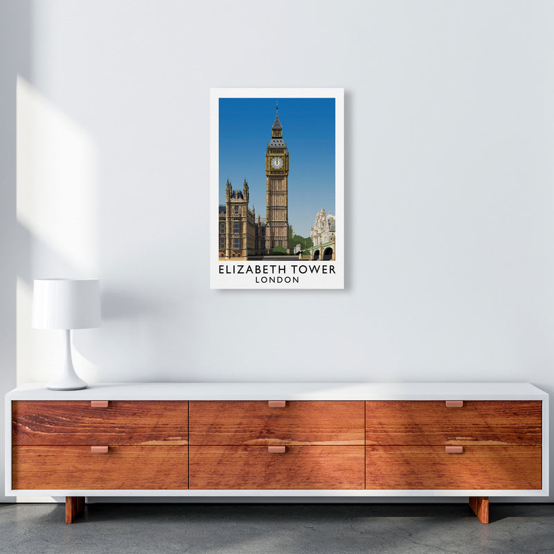 Elizabeth Tower by Richard O'Neill A2 Canvas