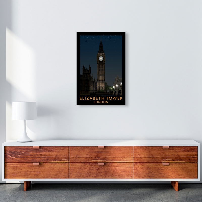 Elizabeth Tower by Richard O'Neill A2 Canvas