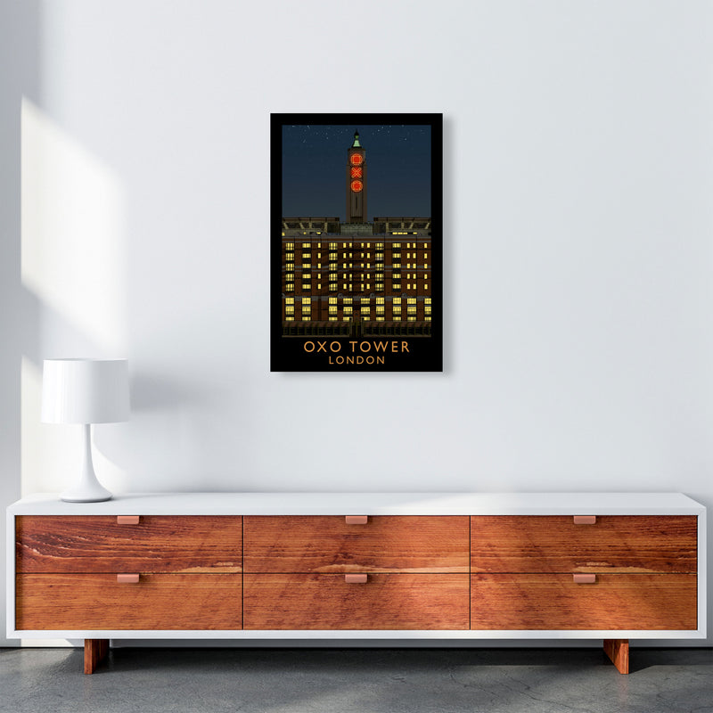 Oxo Tower by Richard O'Neill A2 Canvas