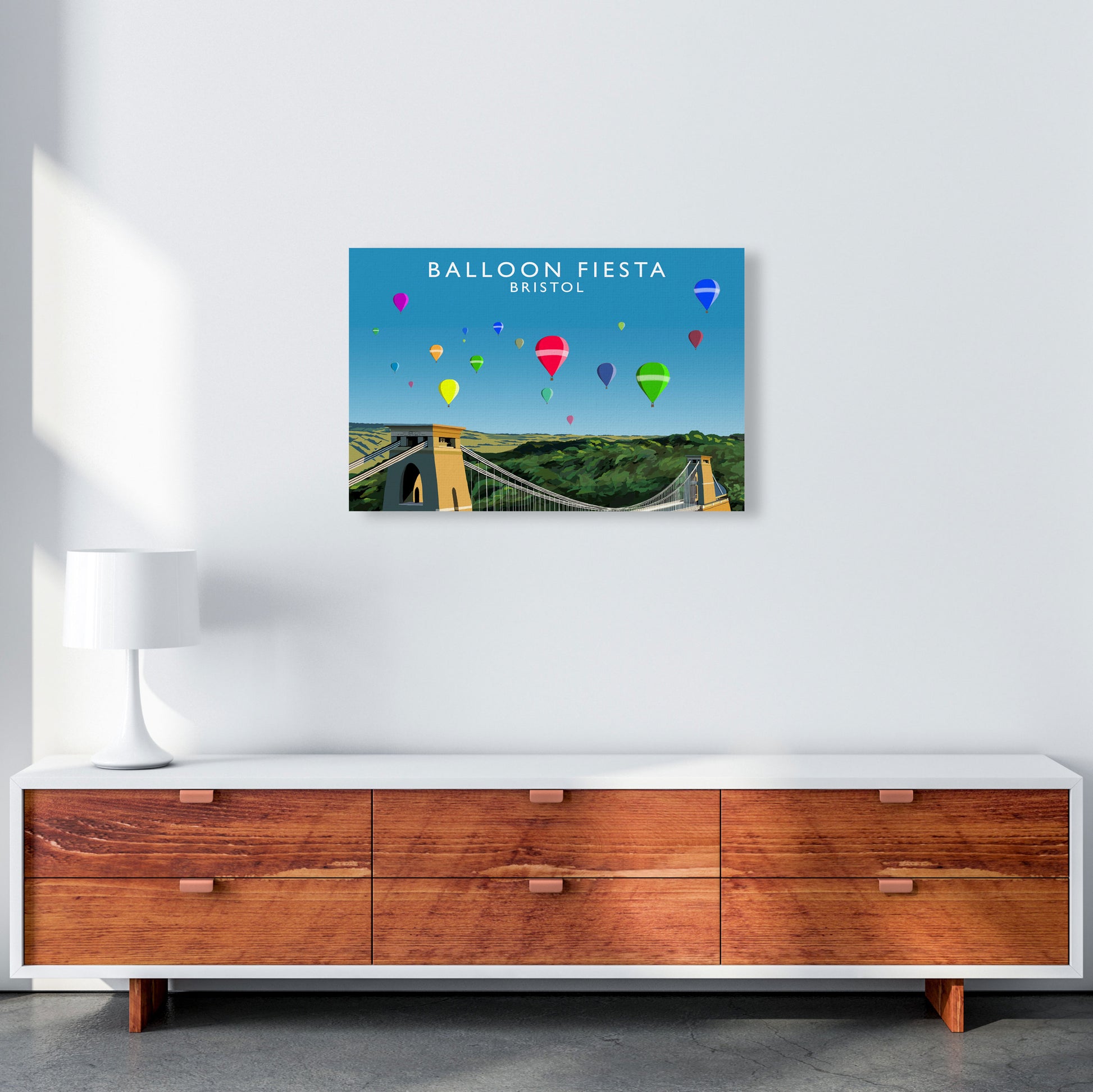 Balloon Fiesta by Richard O'Neill A2 Canvas