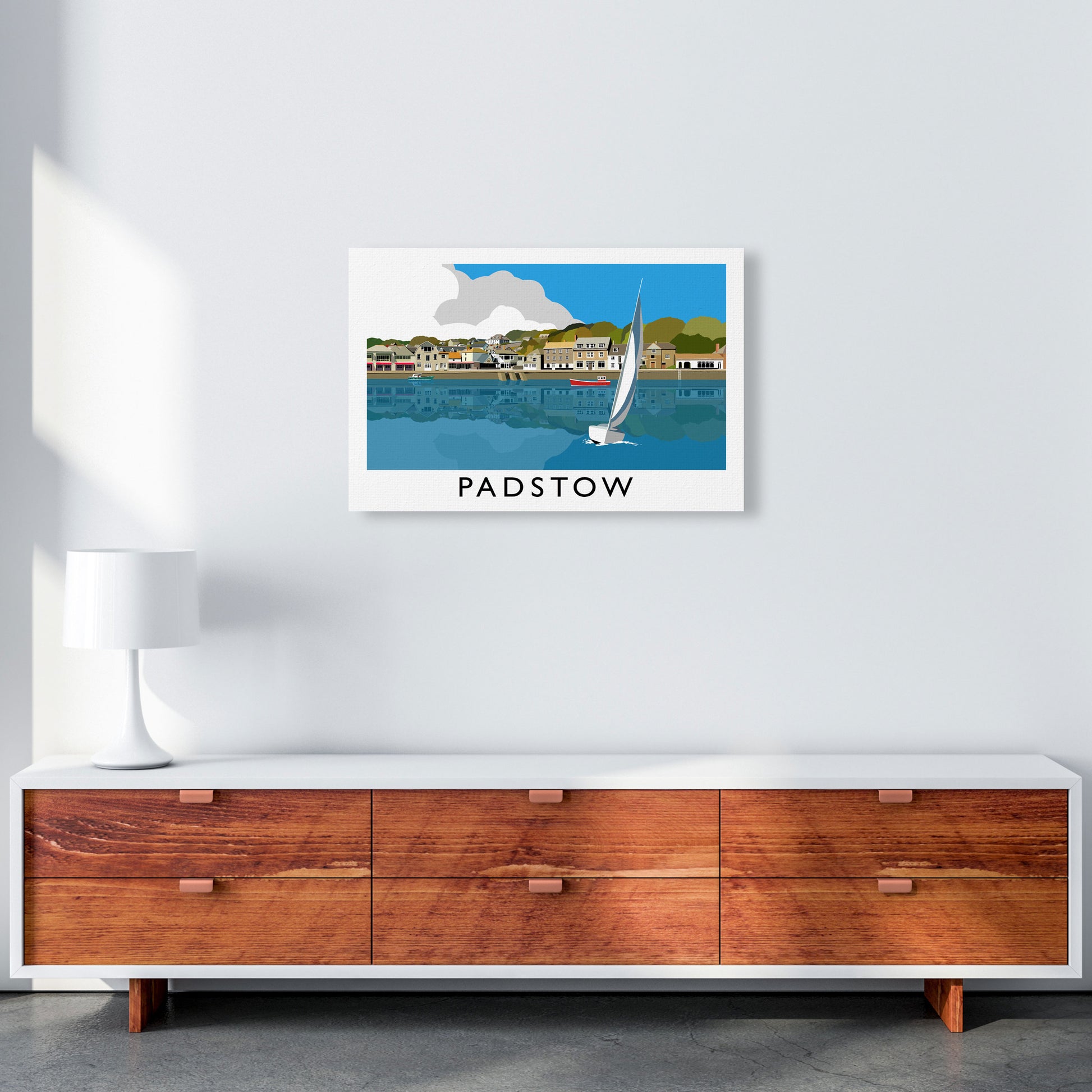 Padstow by Richard O'Neill A2 Canvas