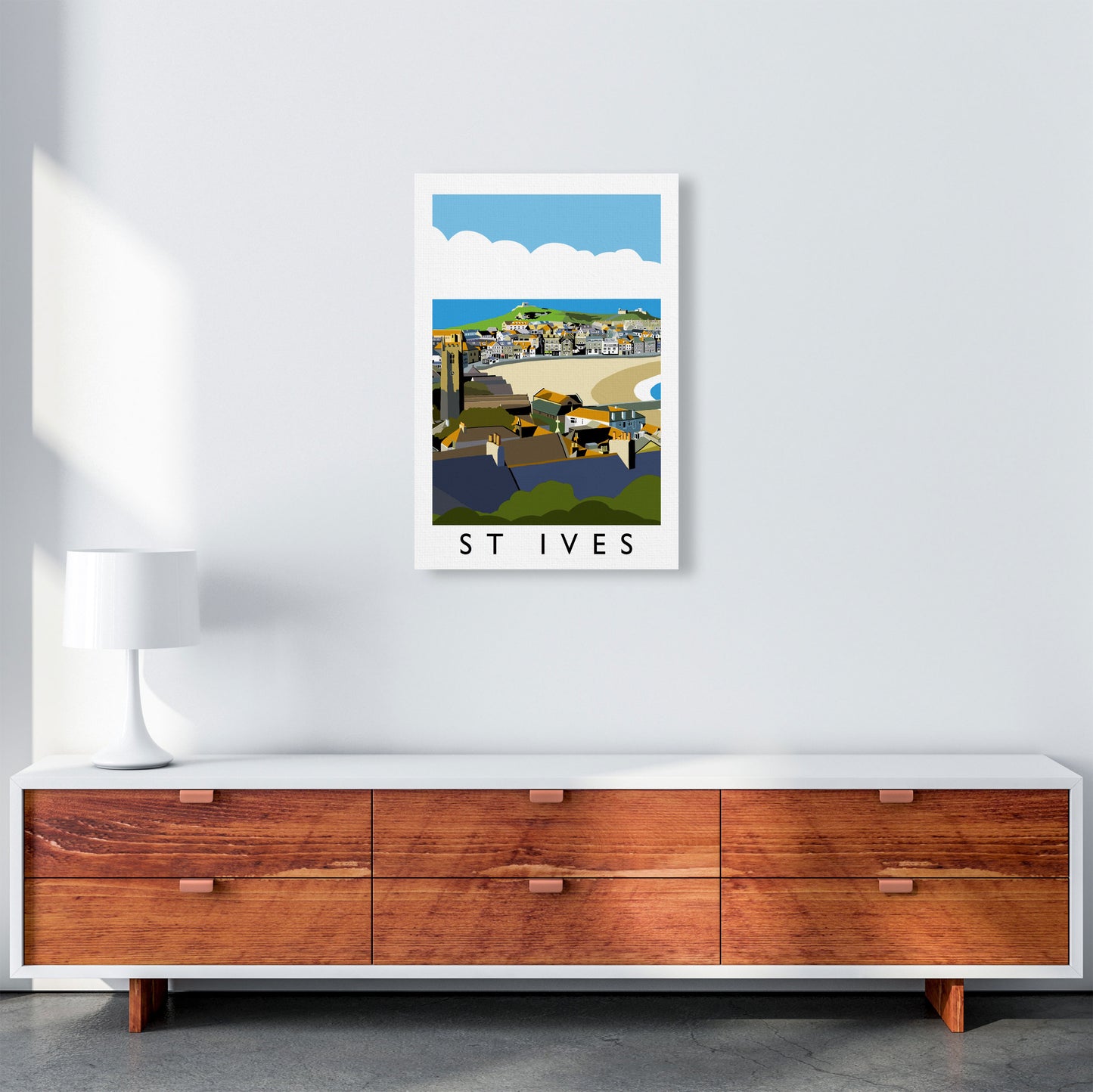 St Ives by Richard O'Neill A2 Canvas