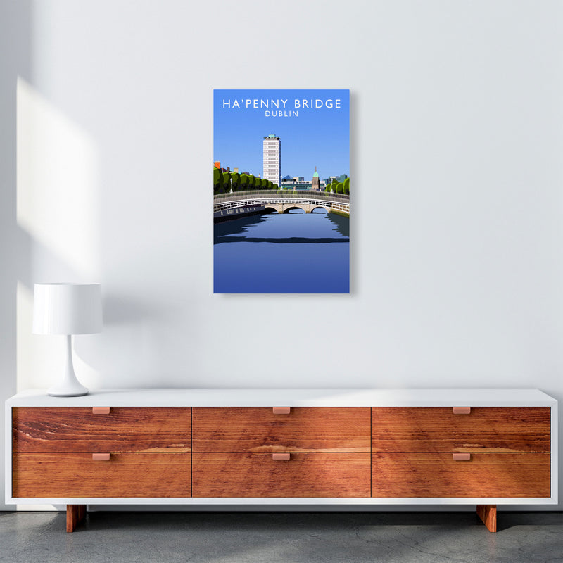 Ha'Penny Bridge by Richard O'Neill A2 Canvas
