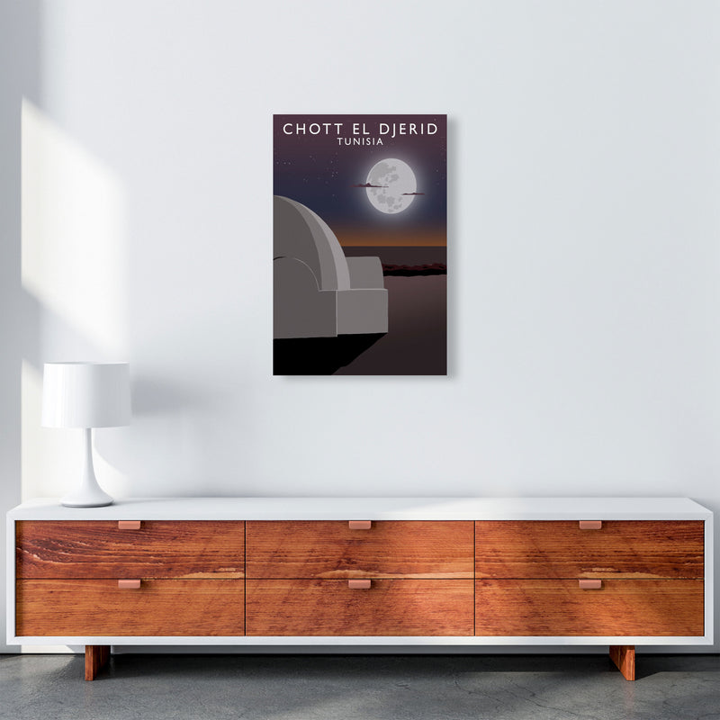 Chott El Djerid Tunisia Art Print by Richard O'Neill A2 Canvas