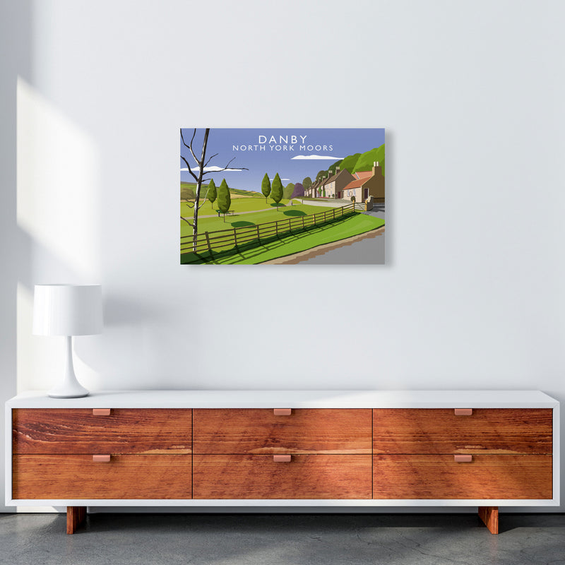 Danby (Landscape) by Richard O'Neill Yorkshire Art Print, Vintage Travel Poster A2 Canvas