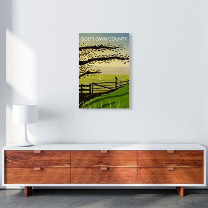 God's Own County Art Print by Richard O'Neill A2 Canvas