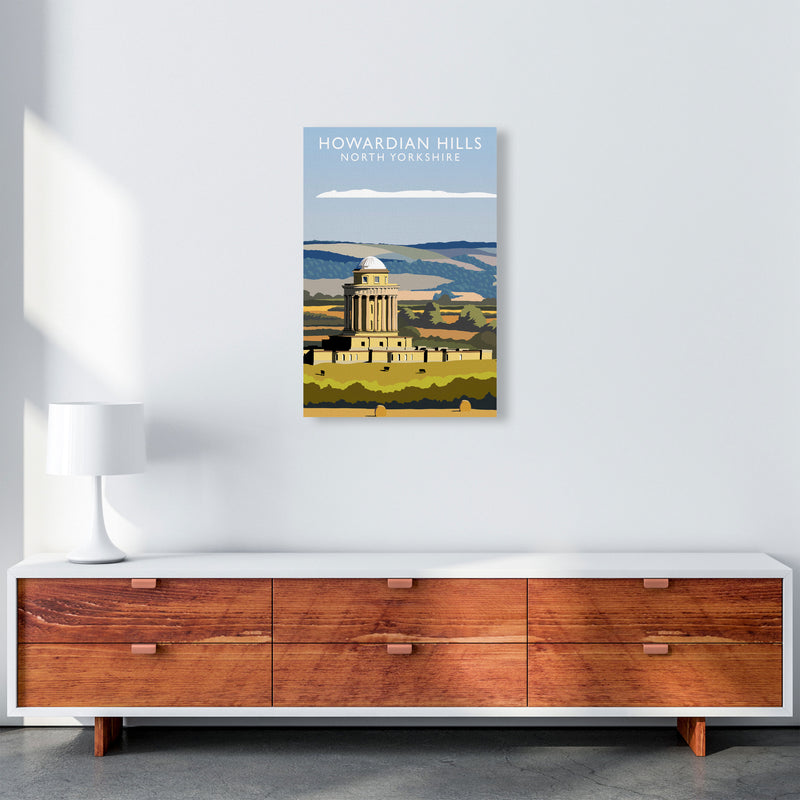 Howardian Hills (Portrait) by Richard O'Neill Yorkshire Art Print A2 Canvas