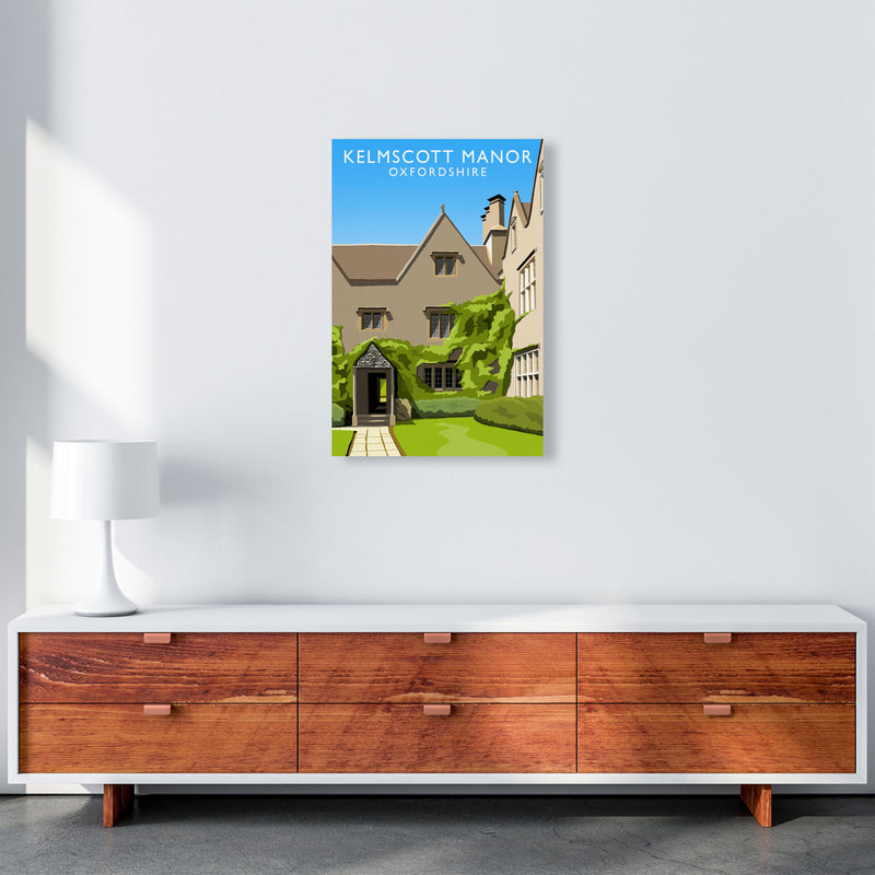 Kelmscott Manor (Portrait) by Richard O'Neill A2 Canvas