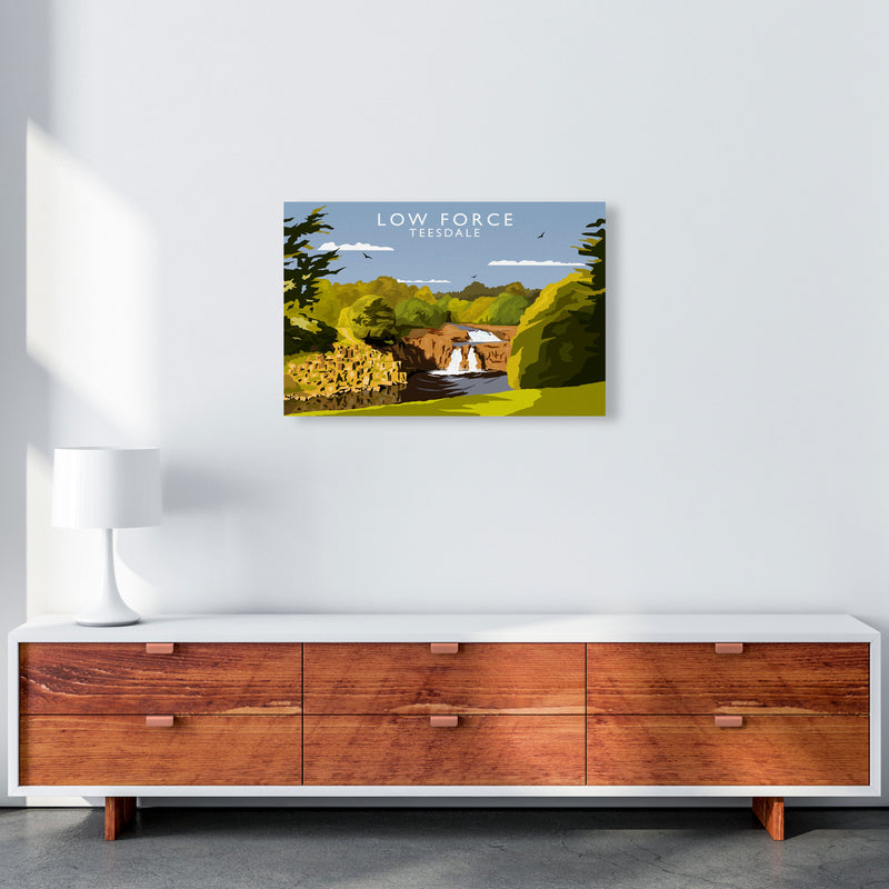 Low Force Teesdale Art Print by Richard O'Neill A2 Canvas
