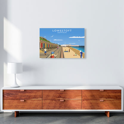 Lowestoft Suffolk Framed Digital Art Print by Richard O'Neill A2 Canvas