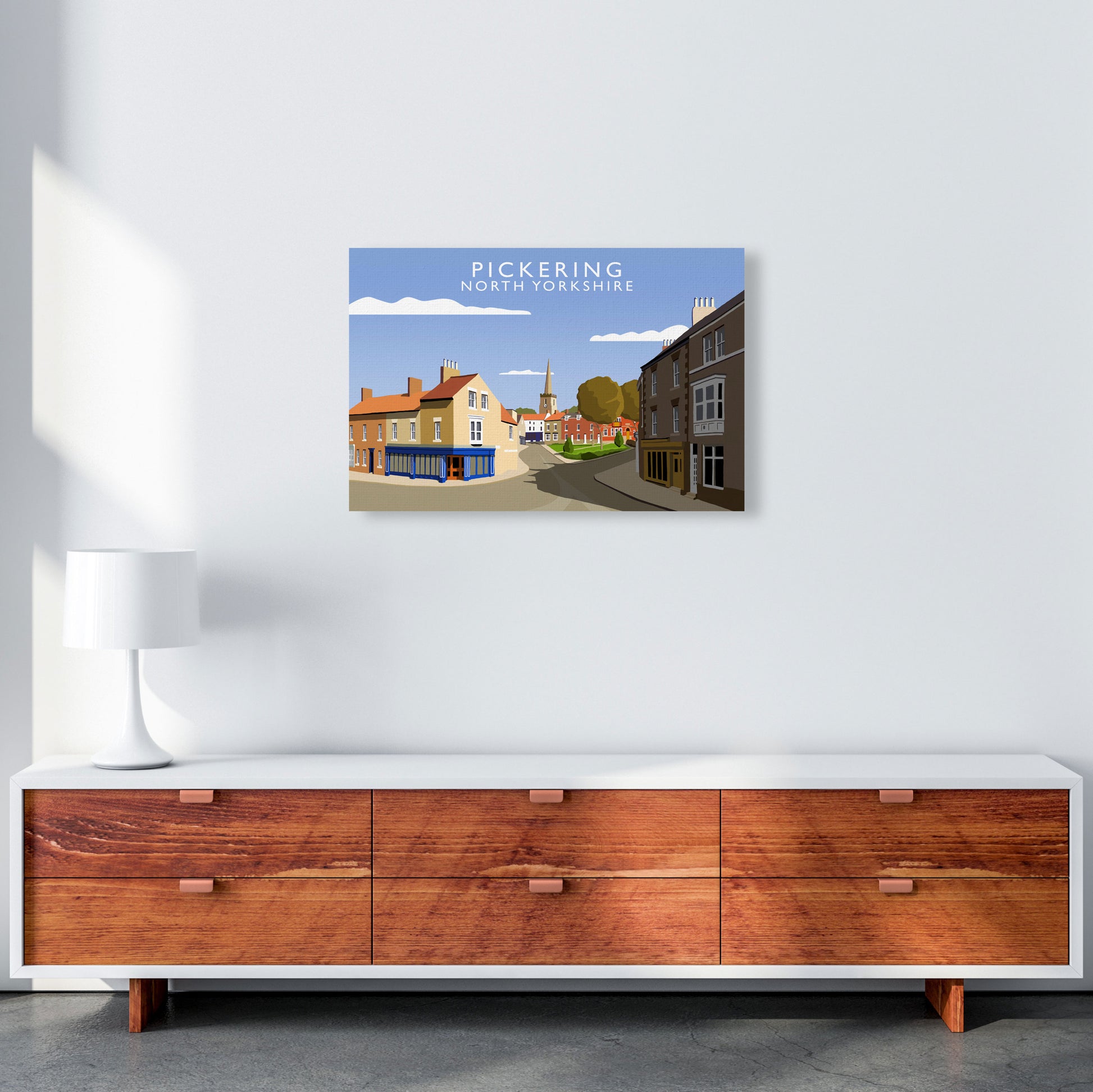 Pickering North Yorkshire Art Print by Richard O'Neill A2 Canvas
