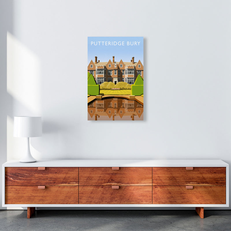 Putteridge Bury (Portrait) by Richard O'Neill A2 Canvas