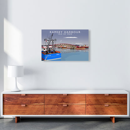Ramsey Harbour (Landscape) by Richard O'Neill A2 Canvas