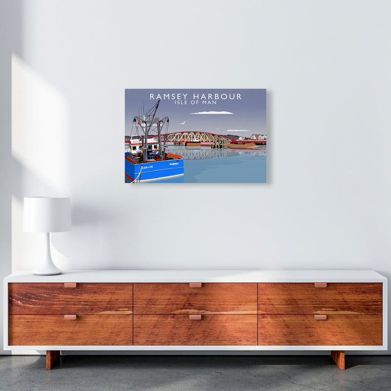Ramsey Harbour (Landscape) by Richard O'Neill A2 Canvas