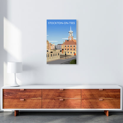 Stockton On Tees (Portrait) by Richard O'Neill A2 Canvas