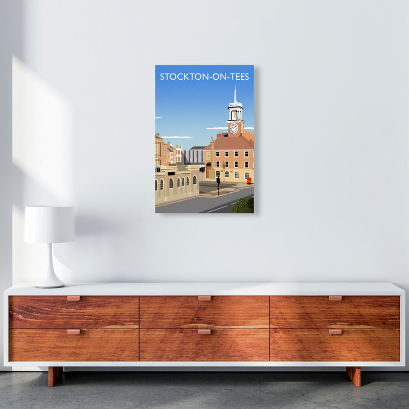 Stockton On Tees (Portrait) by Richard O'Neill A2 Canvas