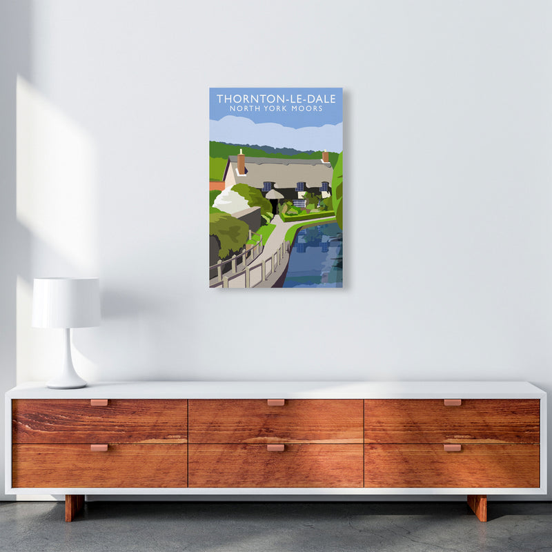 Thornton-Le-Dale (Portrait) by Richard O'Neill Yorkshire Art Print A2 Canvas
