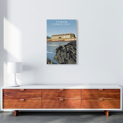 Tywyn Cambrian Coast Framed Digital Art Print by Richard O'Neill A2 Canvas