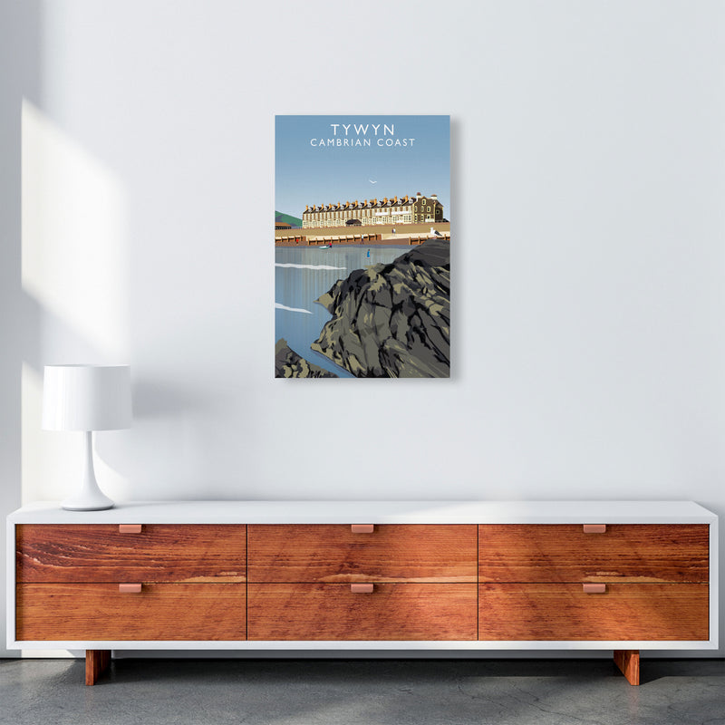 Tywyn Cambrian Coast Framed Digital Art Print by Richard O'Neill A2 Canvas