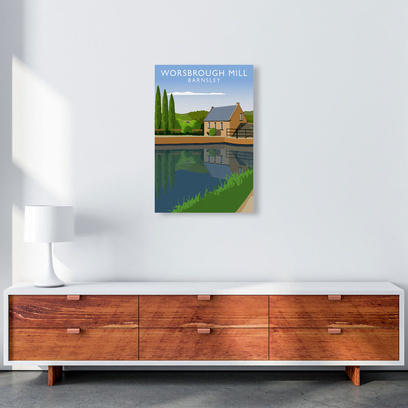 Worsbrough Mill (Portrait) by Richard O'Neill Yorkshire Art Print A2 Canvas