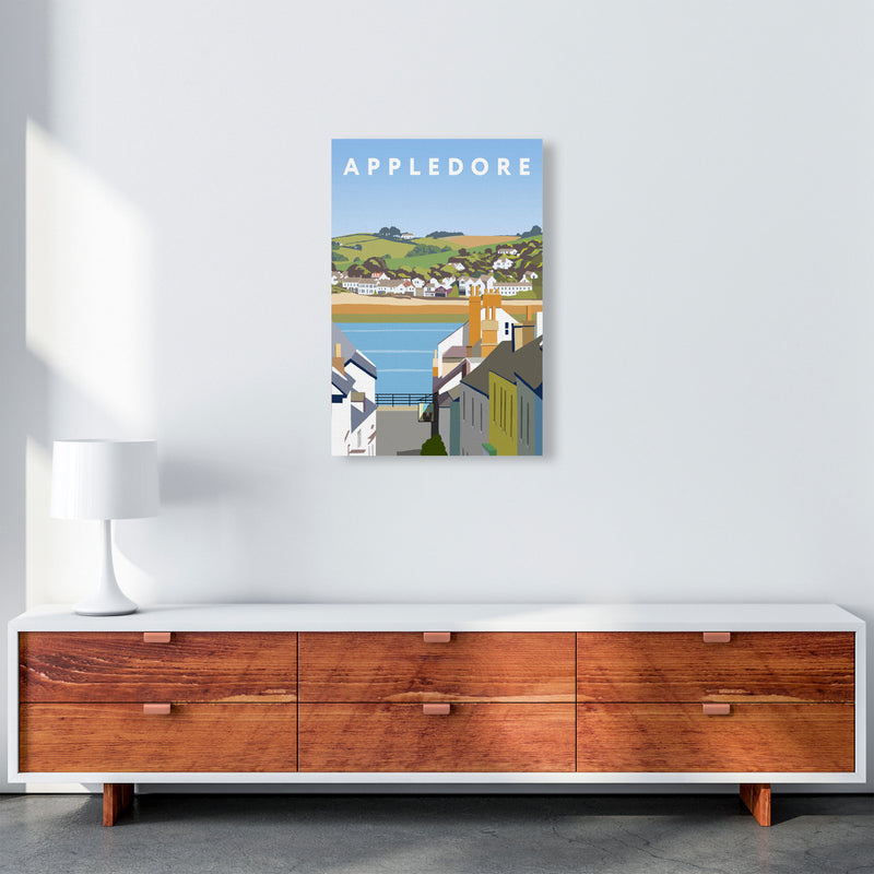 Appledore Framed Digital Art Print by Richard O'Neill A2 Canvas