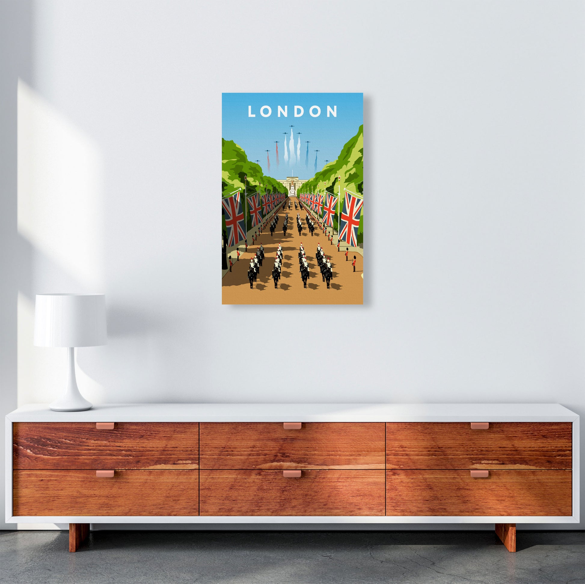 London Art Print by Richard O'Neill A2 Canvas