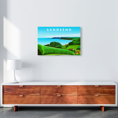 Sandsend Art Print by Richard O'Neill A2 Canvas