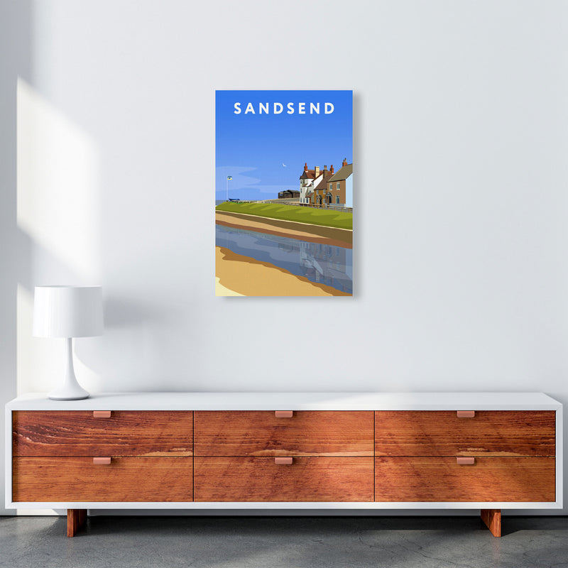 Sandsend3 Portrait by Richard O'Neill A2 Canvas