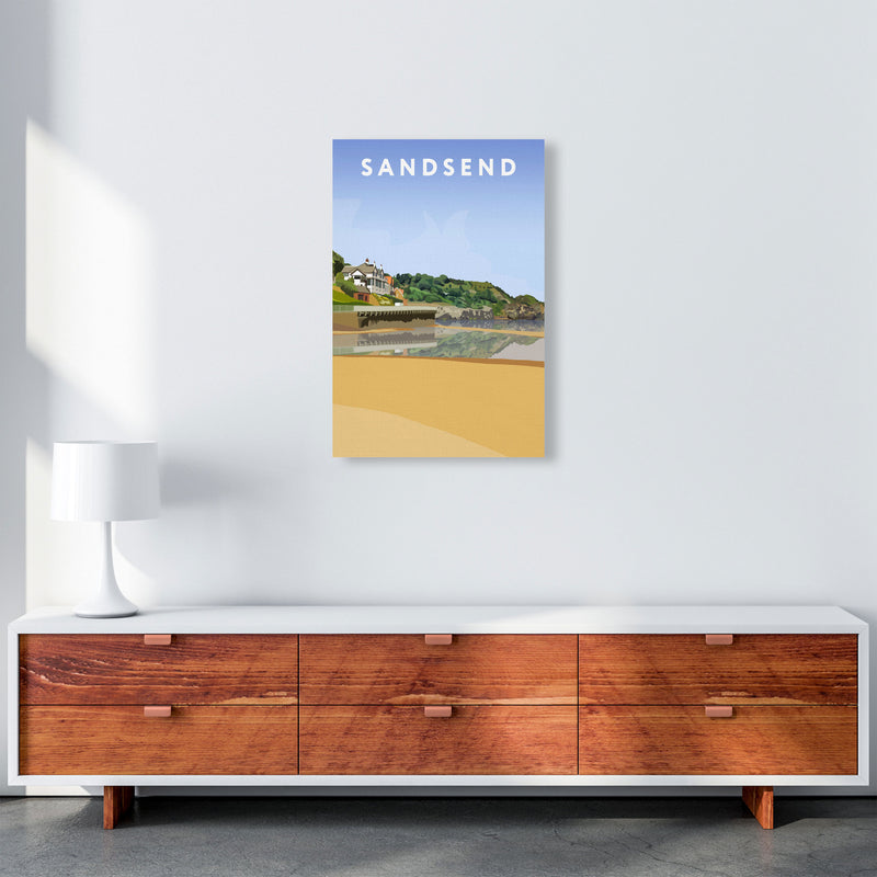 Sandsend4 Portrait by Richard O'Neill A2 Canvas