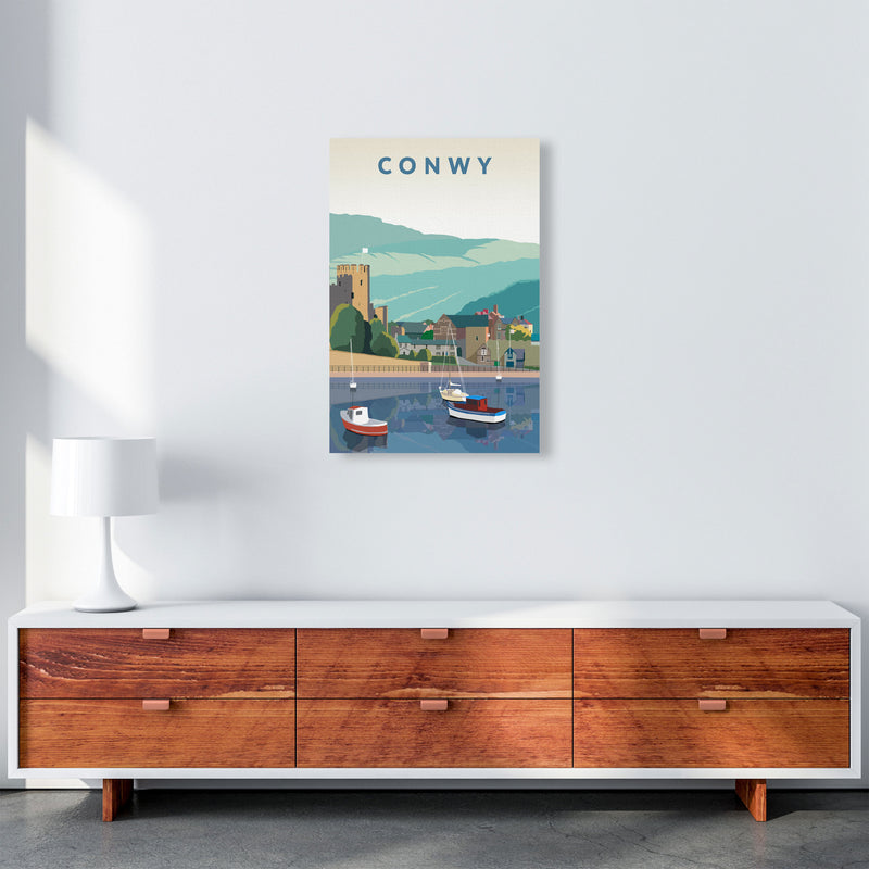 Conwy Art Print by Richard O'Neill A2 Canvas