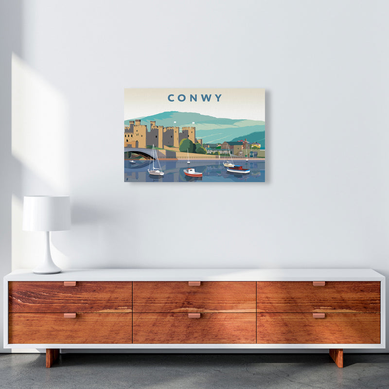 Conwy Art Print by Richard O'Neill A2 Canvas