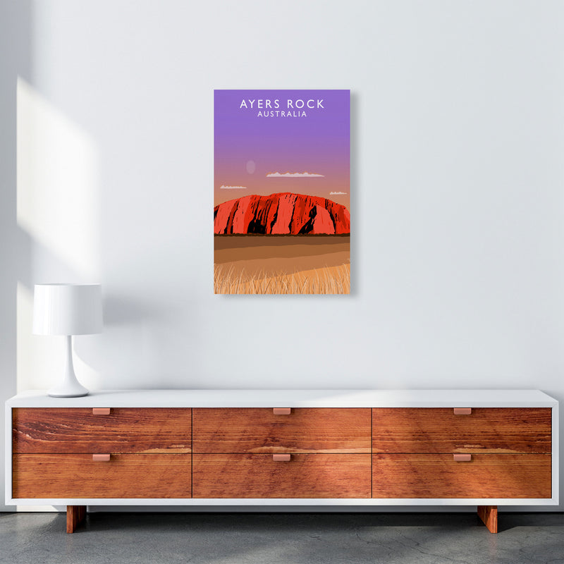 Ayers Rock Australia Art Print by Richard O'Neill A2 Canvas