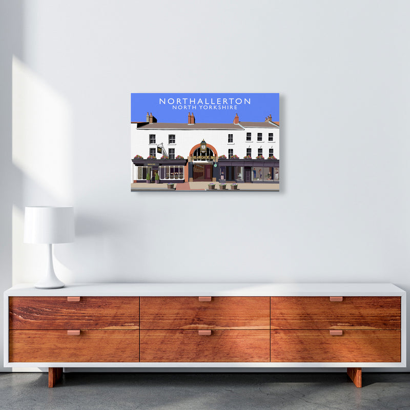 Northallerton North Yorkshire Travel Art Print by Richard O'Neill A2 Canvas