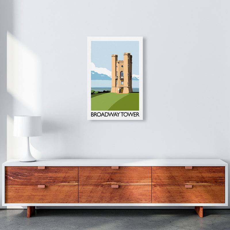 Broadway Tower Art Print by Richard O'Neill A2 Canvas