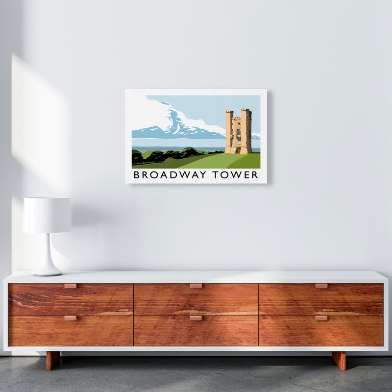 Broadway Tower Art Print by Richard O'Neill A2 Canvas