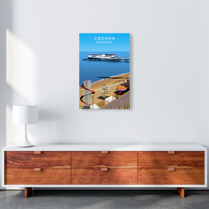 Cromer Norfolk Framed Digital Art Print by Richard O'Neill A2 Canvas