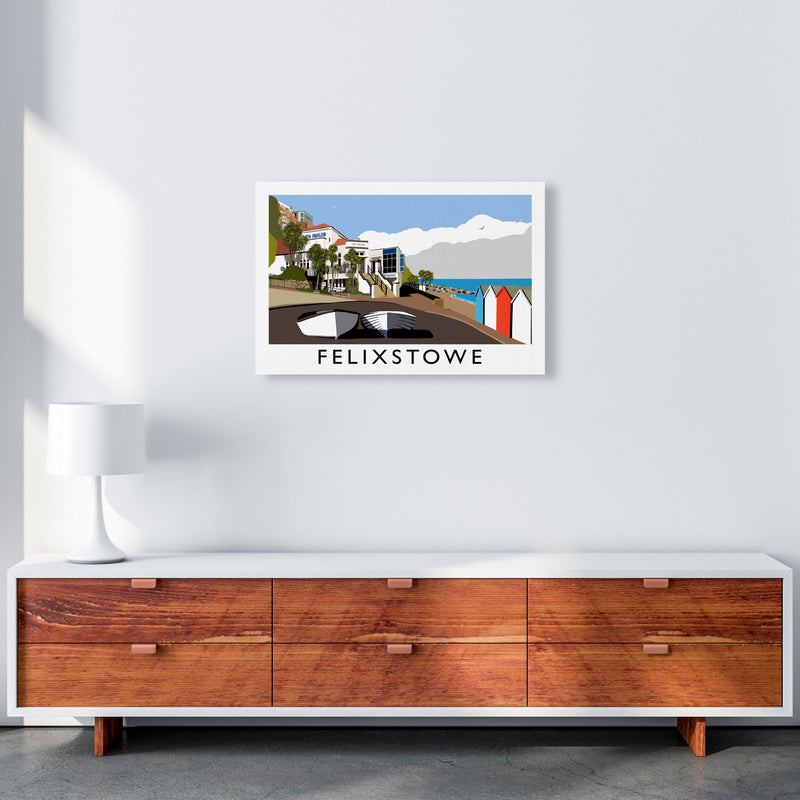Felixstowe Framed Digital Art Print by Richard O'Neill A2 Canvas